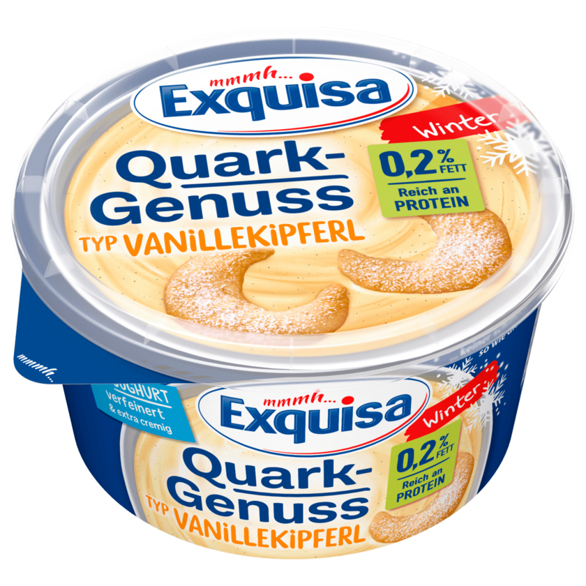 Exquisa QuarkGenuss Winter Typ Vanillekipferl 0,2% 500g
